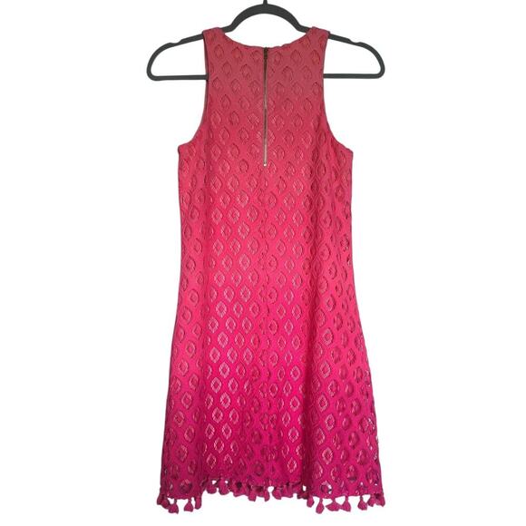 Lilly Pulitzer Marquette Shift Island Time Lace Pink Ombre Dress Size XS - Picture 2 of 5